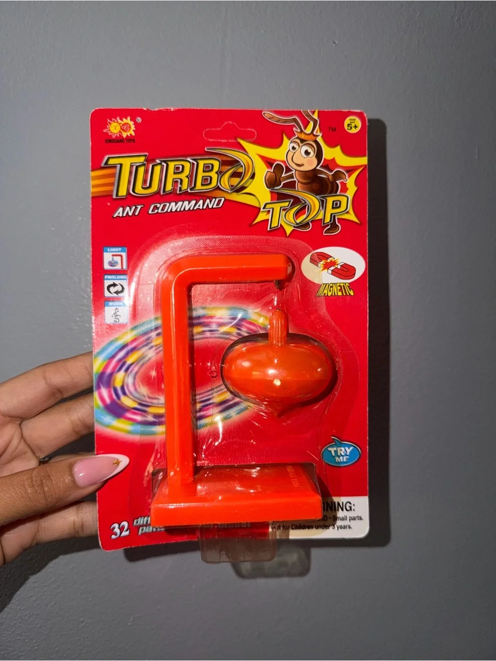 Ant Command Magnetic Spinning Top- Choose 1